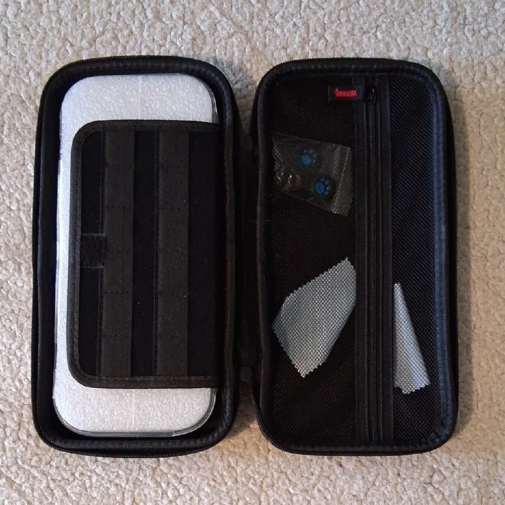 New Nintendo Switch Sleek Black Carrying Case